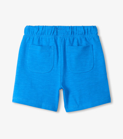 Boys French Blue Relaxed Shorts
