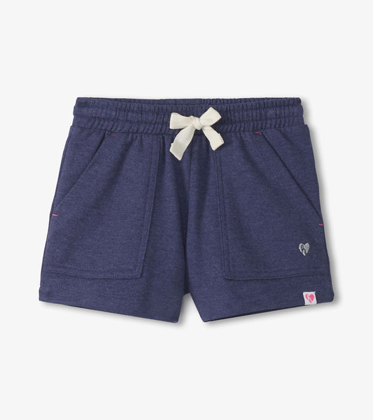 Girls Patriot Blue Easy Basic Shorts