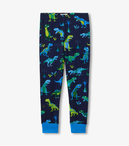 Boys Sharptooth Rex Long Sleeve Pajama Set