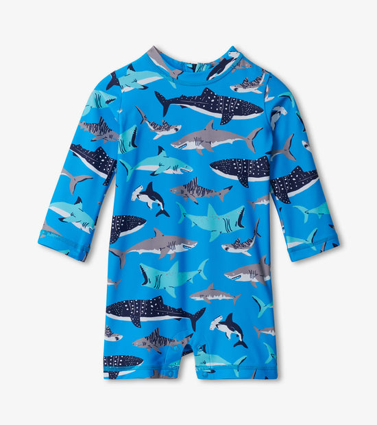 hatley Rashguard une pièce pour bébé Shark School