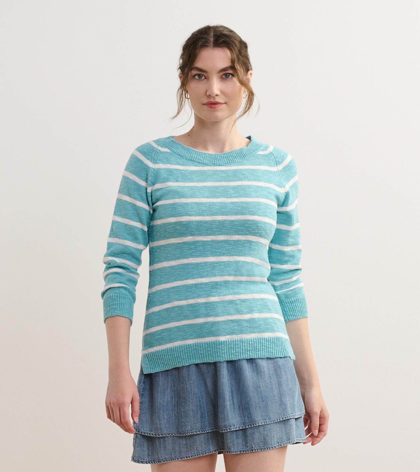 Pull de marin – Rayures bleues d’Aruba