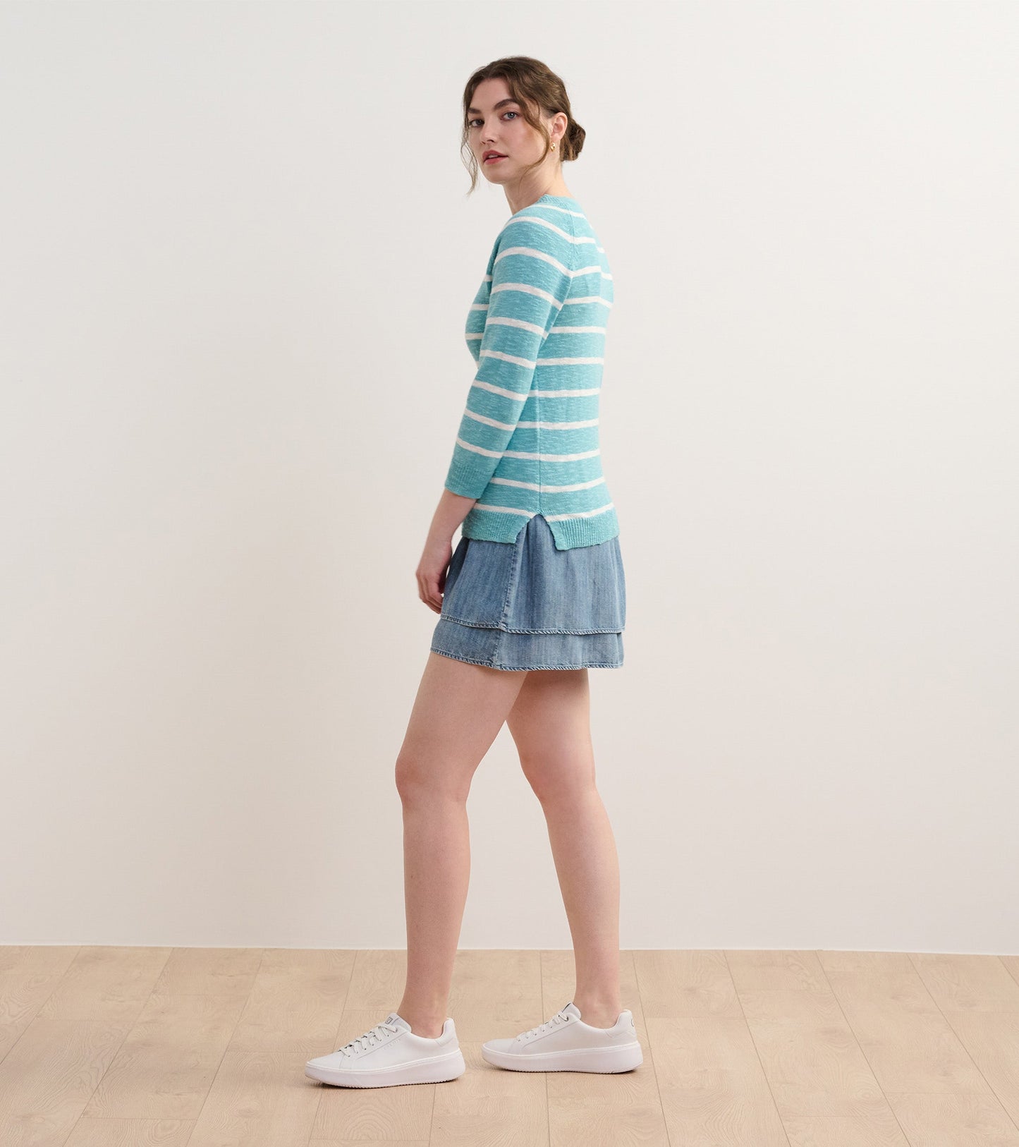 Pull de marin – Rayures bleues d’Aruba