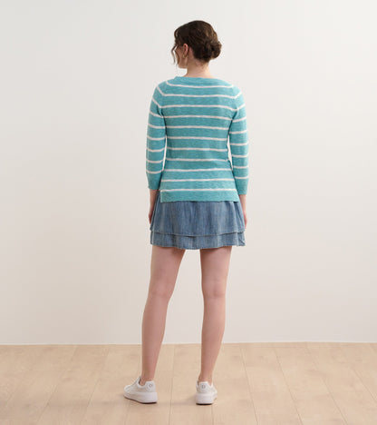 Pull de marin – Rayures bleues d’Aruba