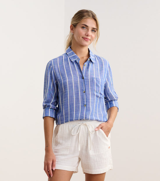 hatley Chemisier Cindy – Rayures panier tressé