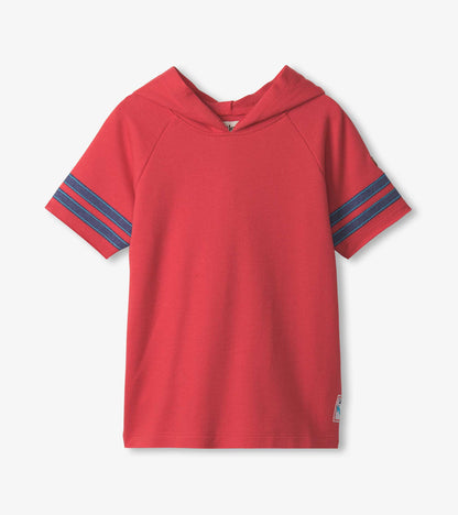 Boys Jersey Number Raglan Hoodie Tee