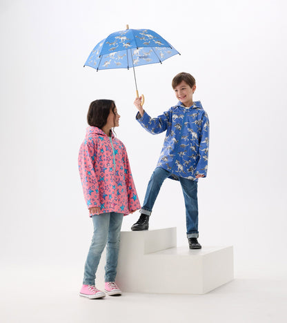 Veste de pluie à fermeture à glissière – Dessins aquarelle