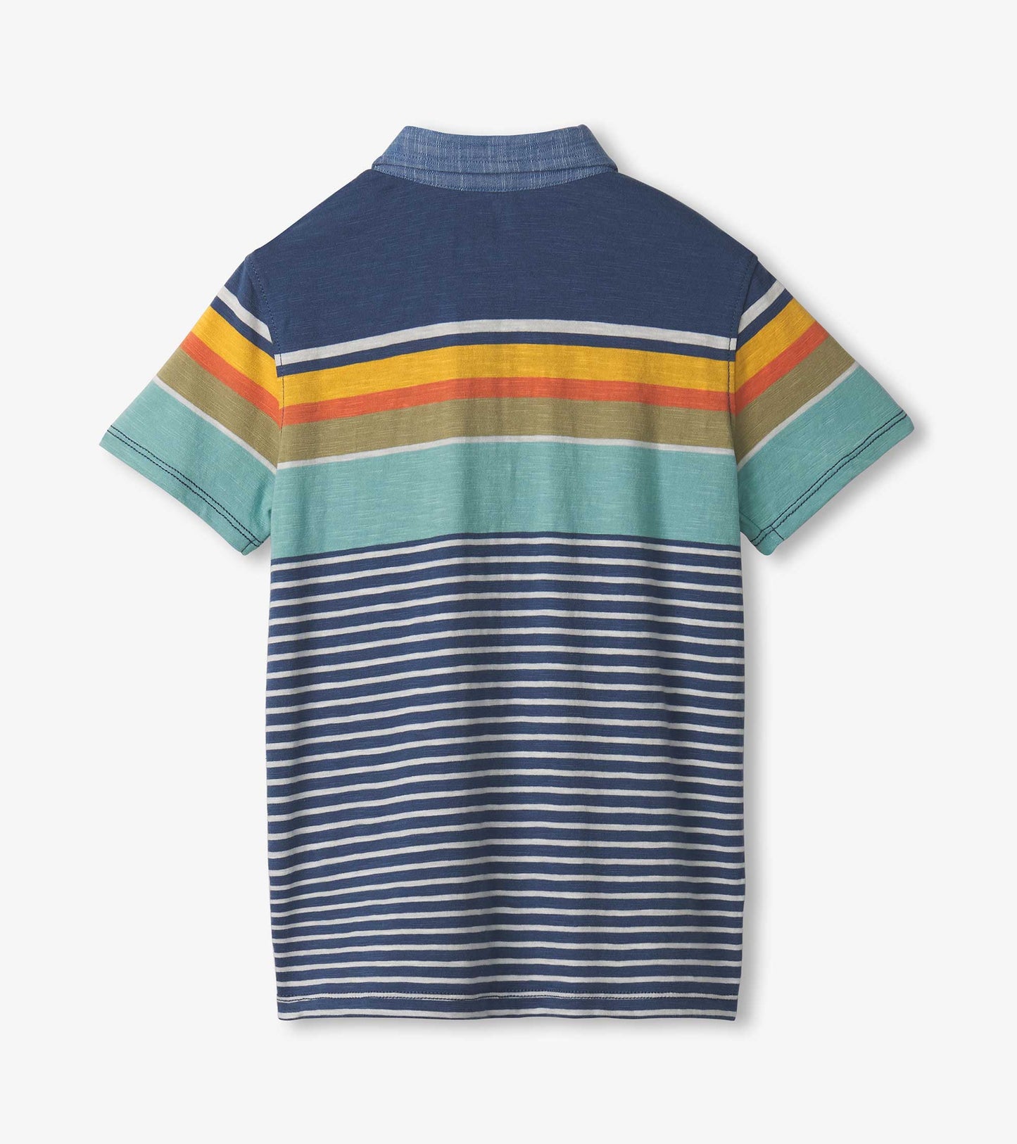 Boys Nautical Stripes Polo Tee