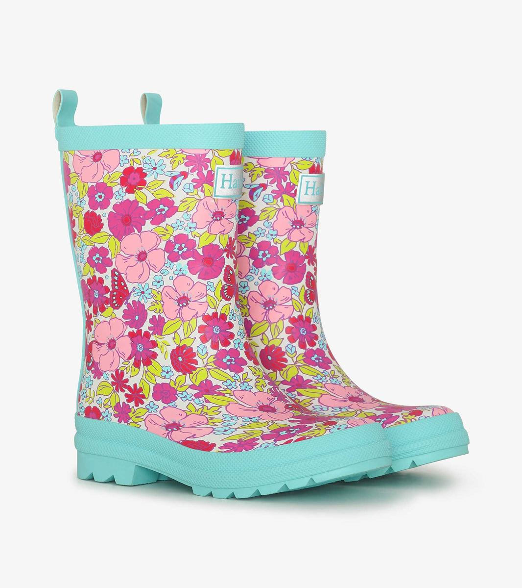 Hatley Matte Rain Boots - Doodle Butterflies main image 1
