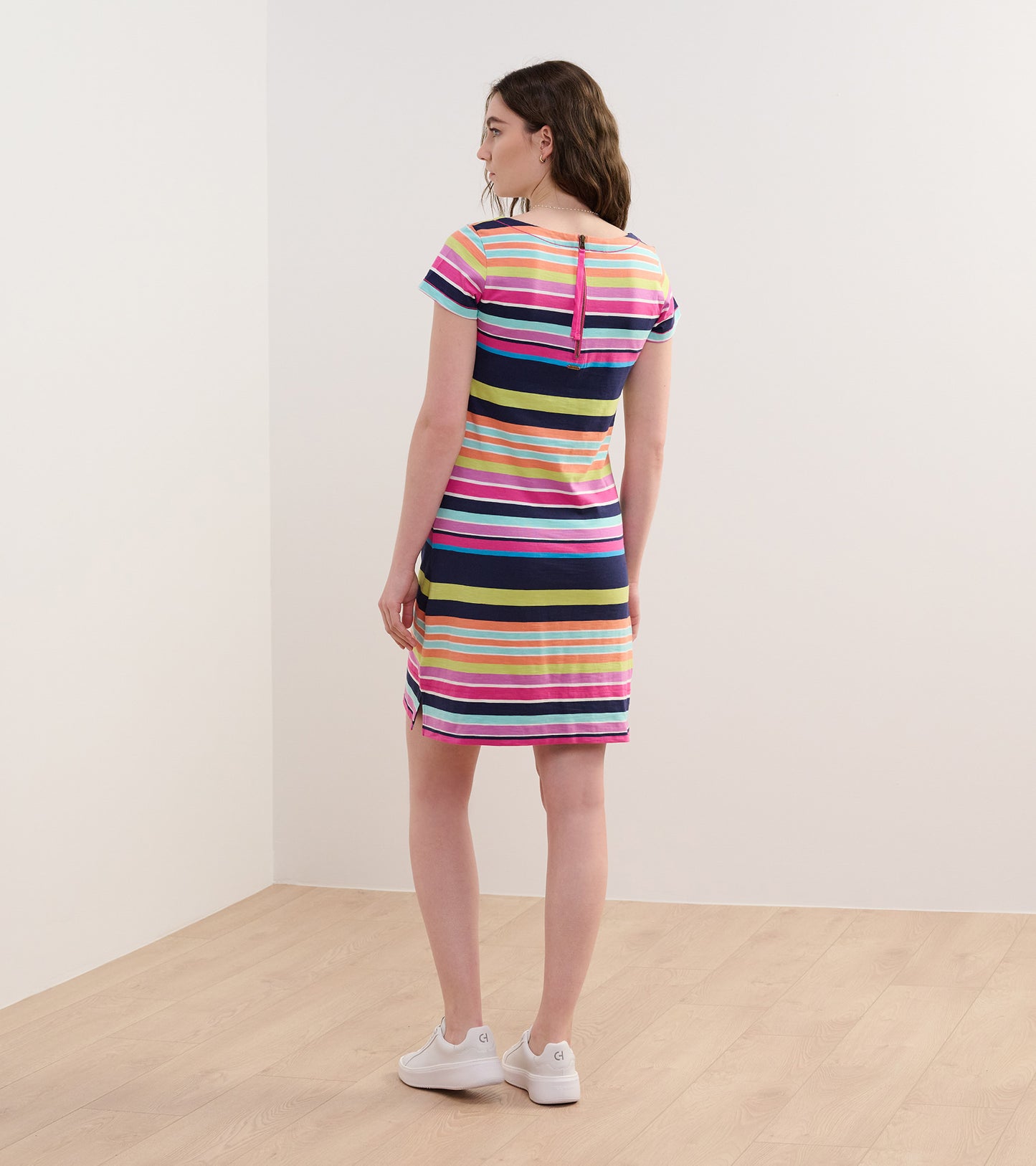 Nellie Dress - Hot Stripes