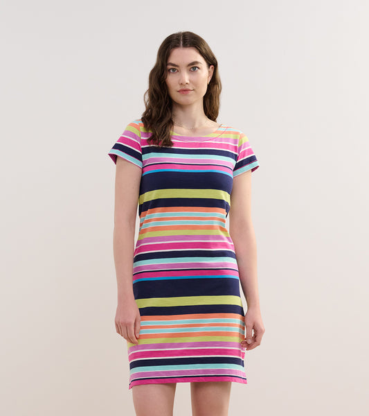 Nellie Dress - Hot Stripes