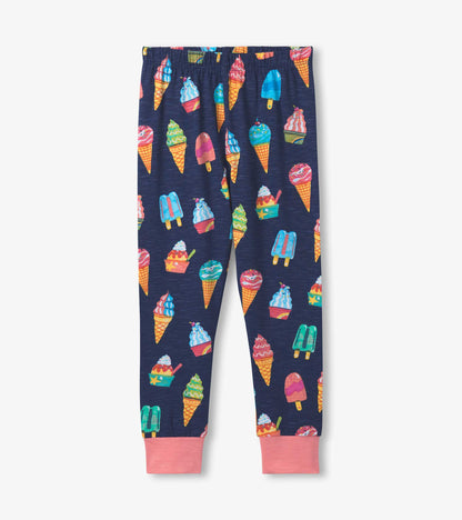 Girls Ice Cream Treats Pajama Set