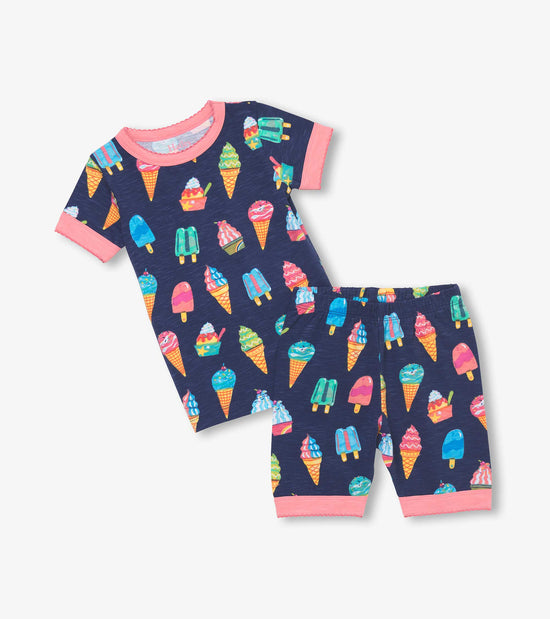 hatley Pyjama court en coton extensible – Cornets de glace