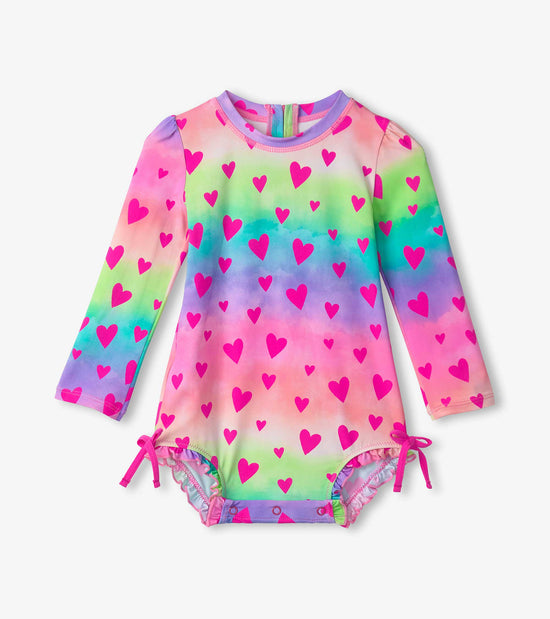 hatley Maillot protecteur une pièce pour bébé – Kaléidoscope de cœurs