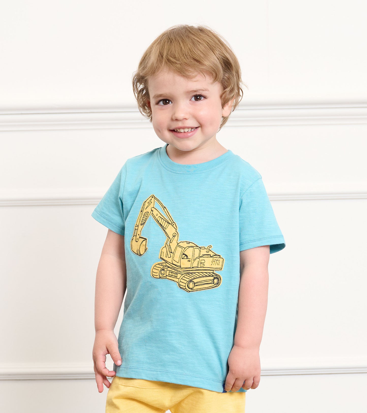 T-shirt à imprimé pour bébé et bambin – Excavatrice