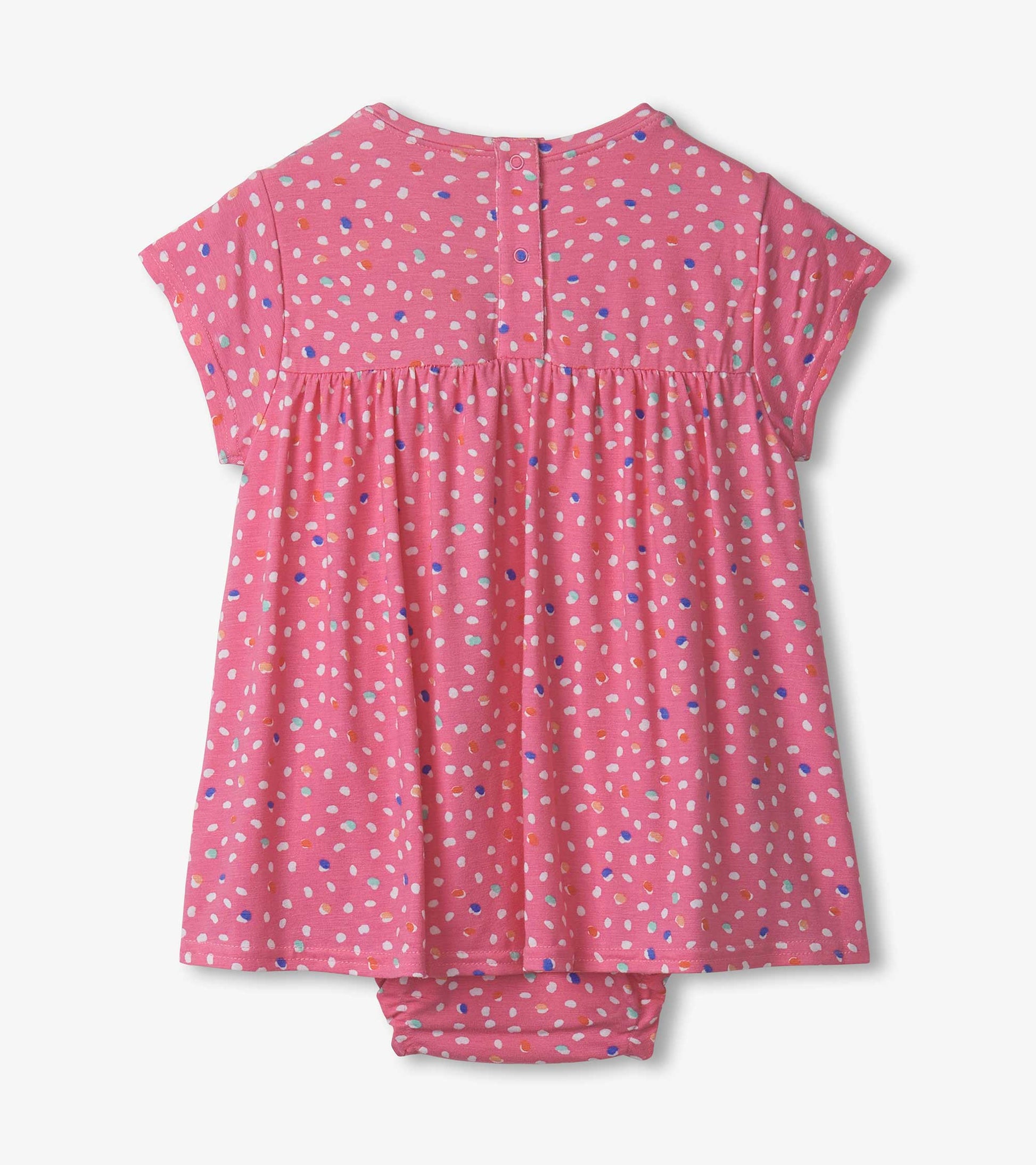 Baby Toddler Girls Lots of Dots One-Piece Dress