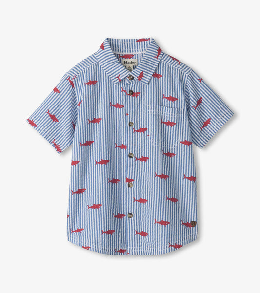 Chemise boutonnée – Silhouettes de requin