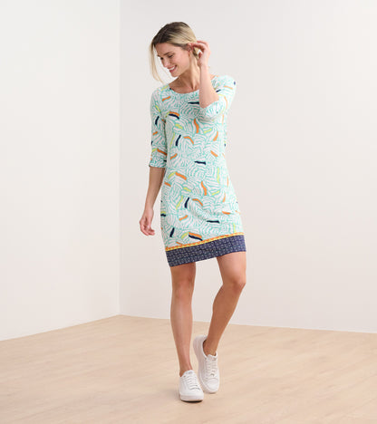 Robe Lucy – Feuilles dans le vent