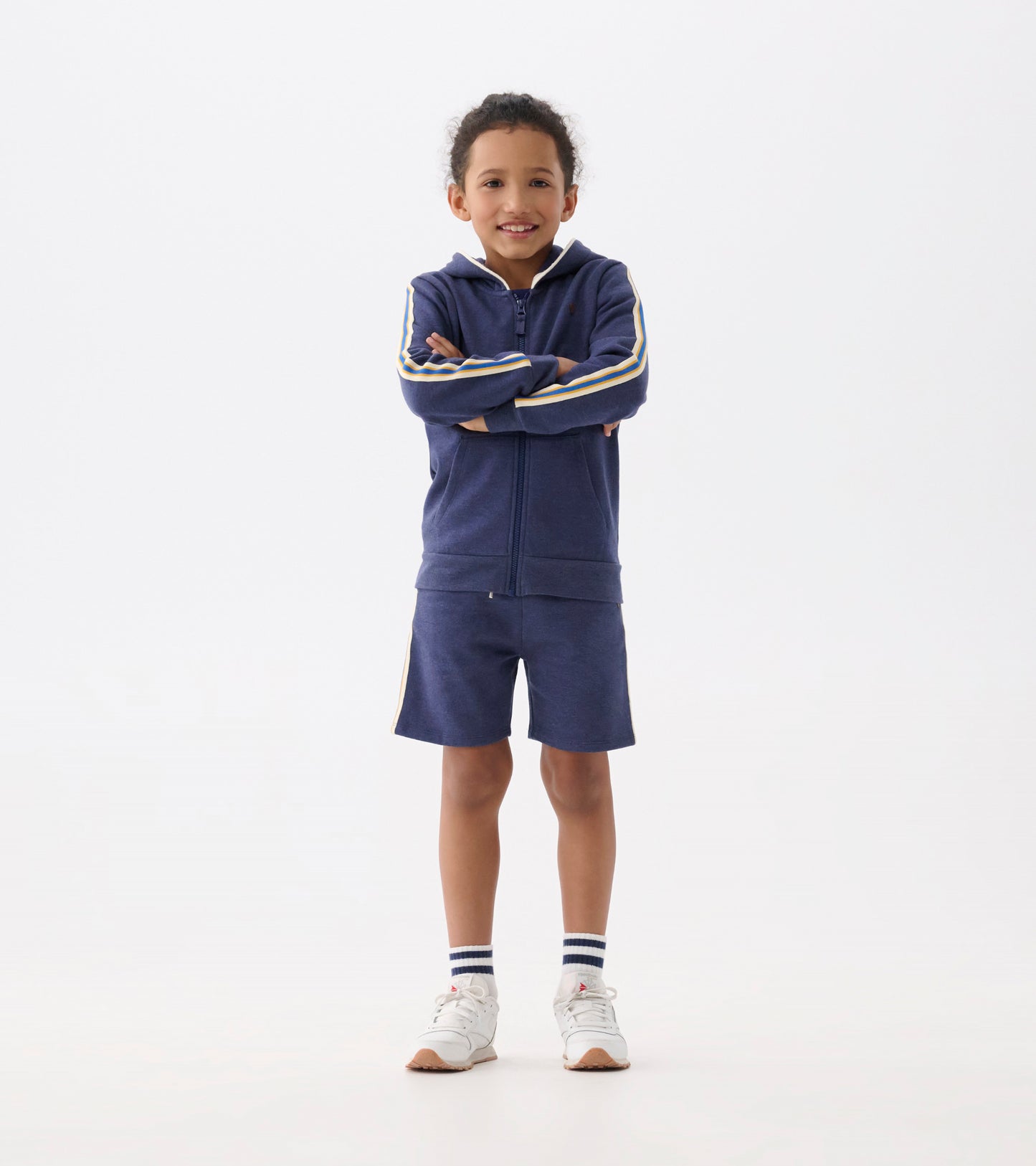 Boys Patriot Blue Zip-Up Hoodie