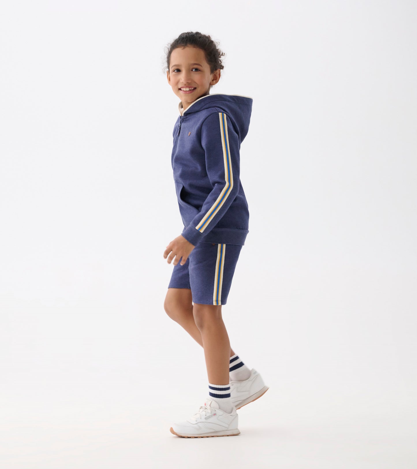 Boys Patriot Blue Zip-Up Hoodie