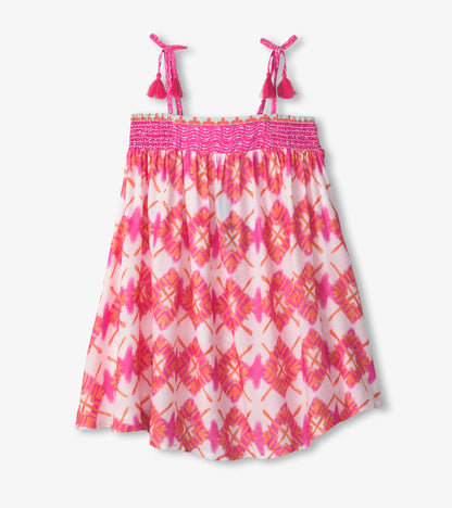 Robe évasée – Éclats de soleil peints