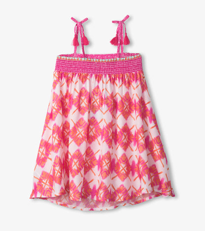 Robe évasée – Éclats de soleil peints