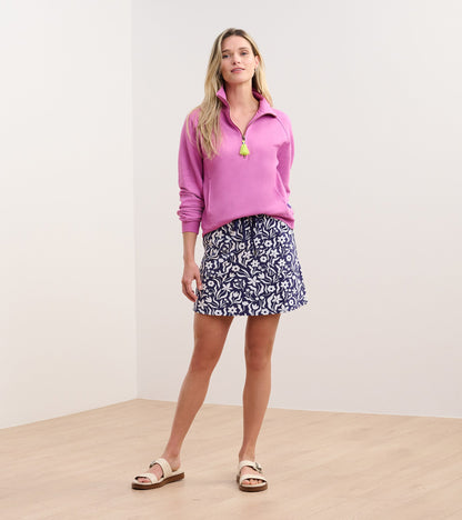 Pull à col montant – Orchidée