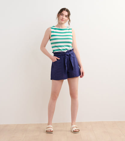 Everyday Tank - Sea Green Stripes