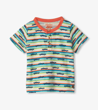 T-shirt Henley en bambou – Camionnette