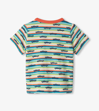 T-shirt Henley en bambou – Camionnette