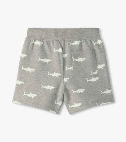 Short à enfiler – Requins fluorescents