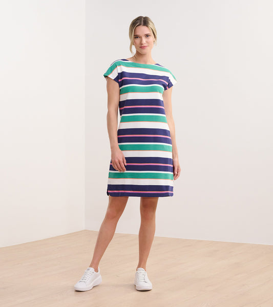 Capri Dress - Spring Sea Stripes