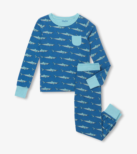 hatley Pyjama en bambou – Bassin de requins