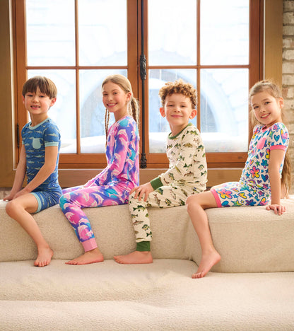 Pyjama court en bambou – Bassin de requins