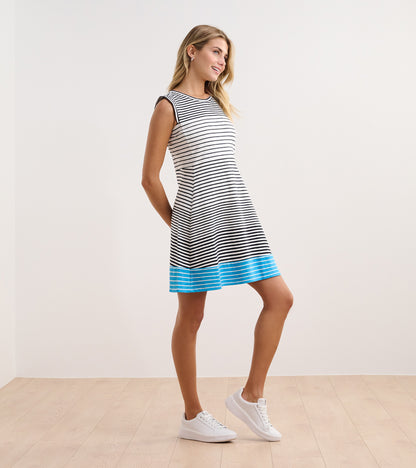 Robe Sarah – Rayures teintées