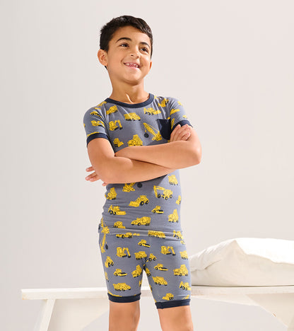 Pyjama court en bambou – Construction