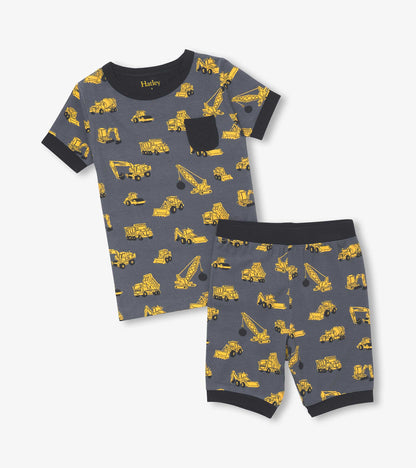 Pyjama court en bambou – Construction