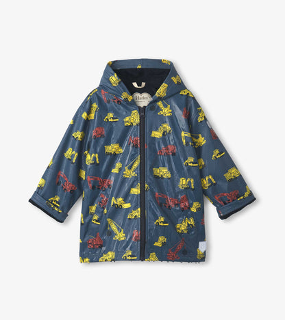 Veste de pluie à couleur changeante – Construction