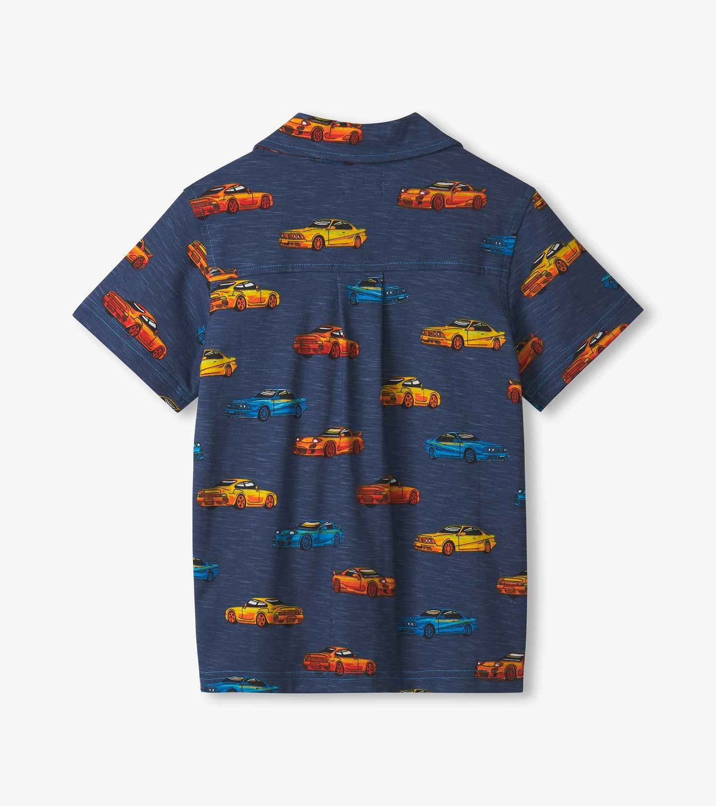 Boys Sport Cars Jersey Button Down