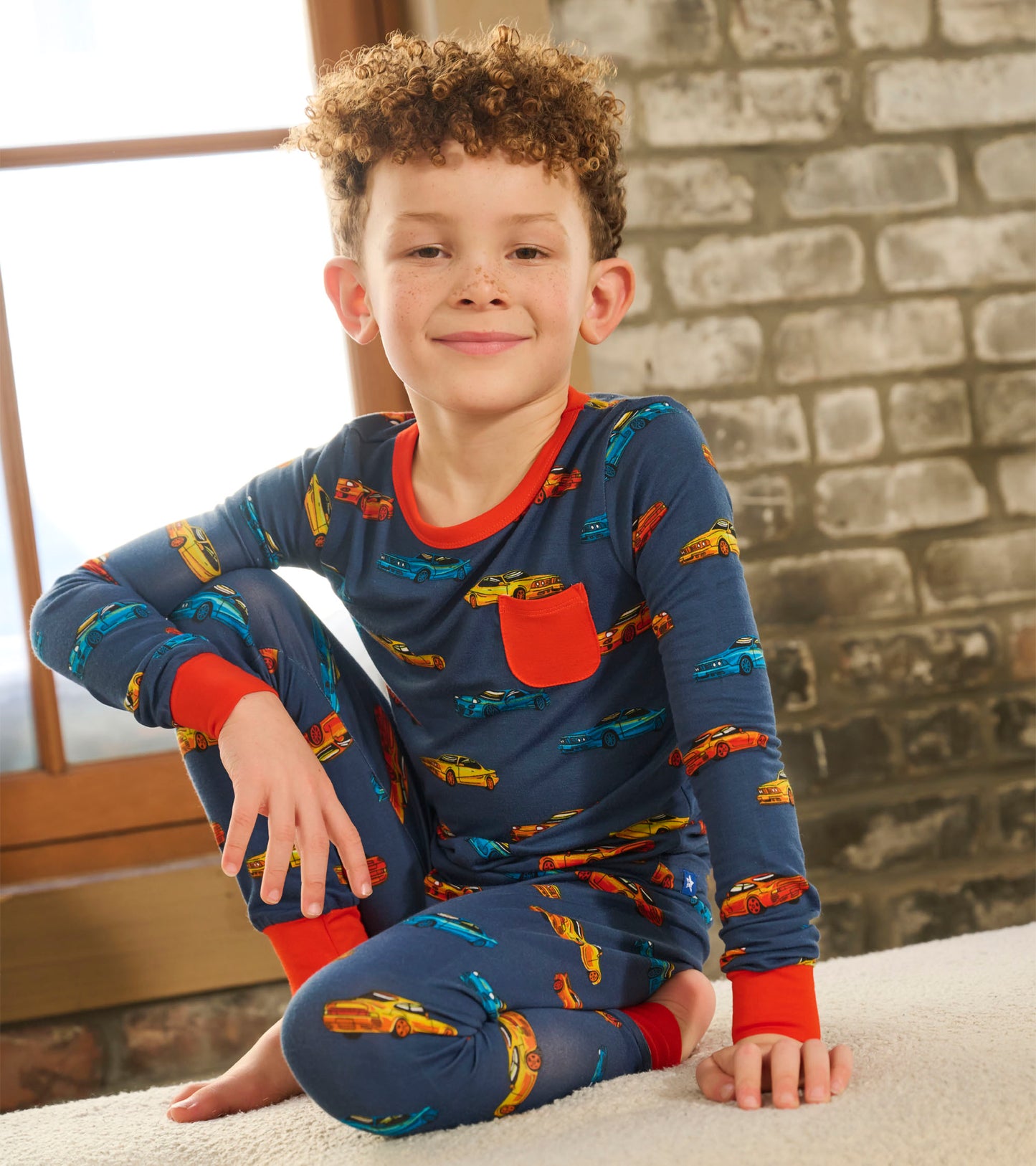 Pyjama en bambou – Voitures de course