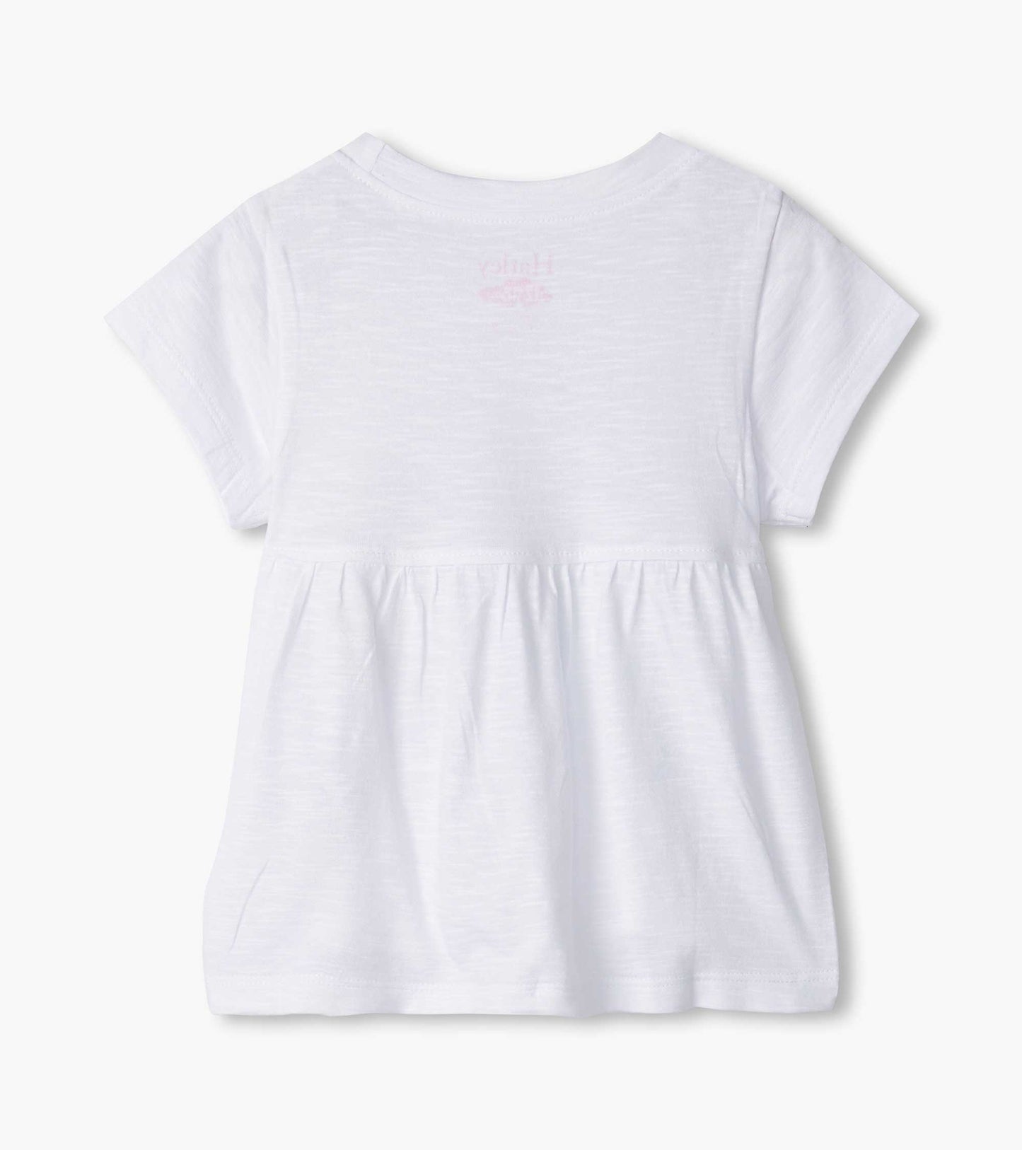 T-shirt à imprimé pour bébé et bambin – Chiot à foulard fleuri
