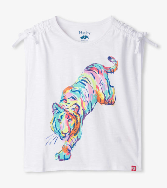 hatley Haut à épaules lacées – Tigre