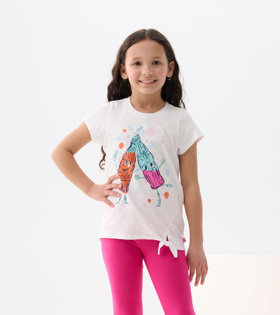 hatley T-shirt noué sur le devant – Boissons gazeuses