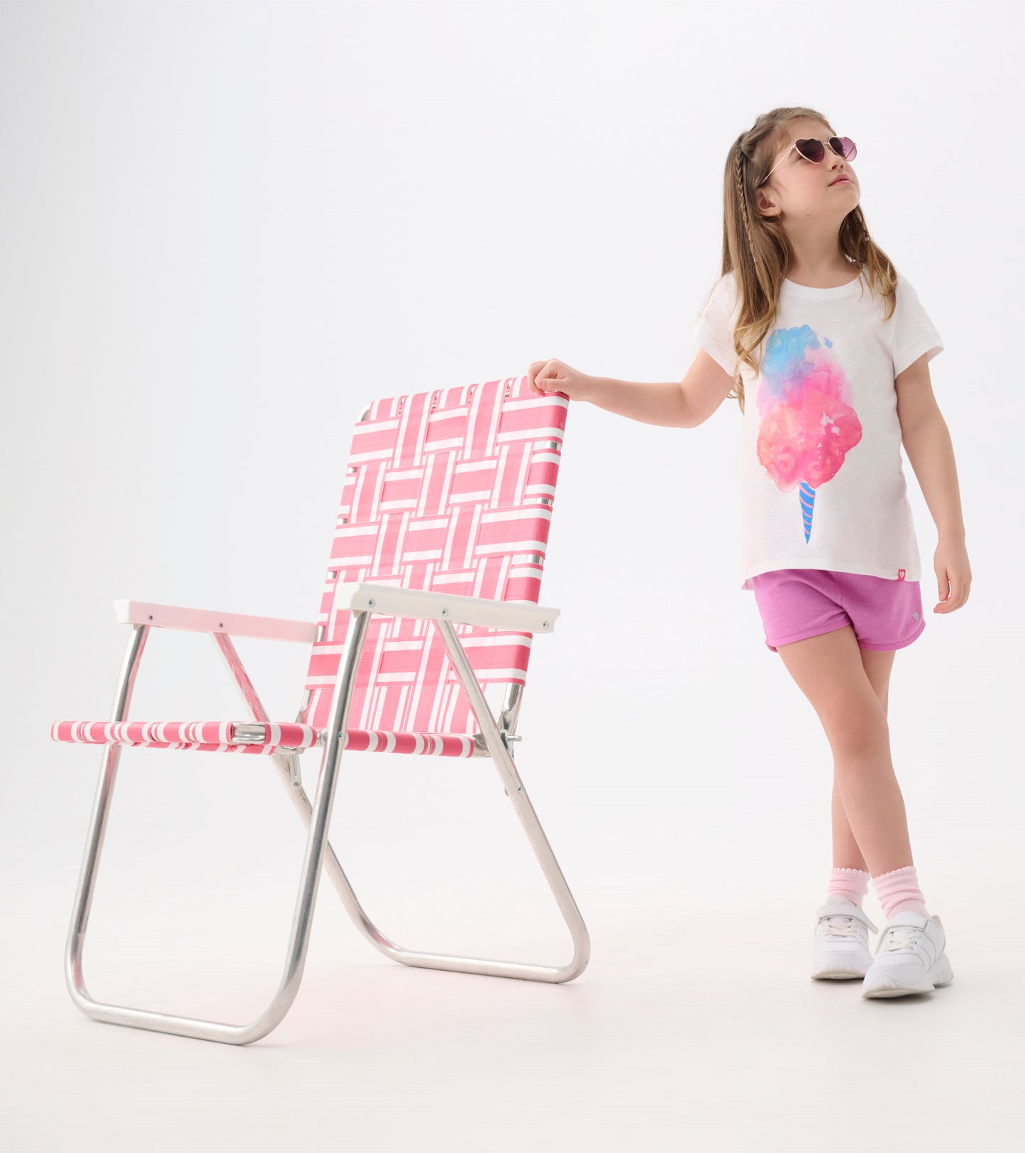 Girls Cotton Candy Graphic Tee