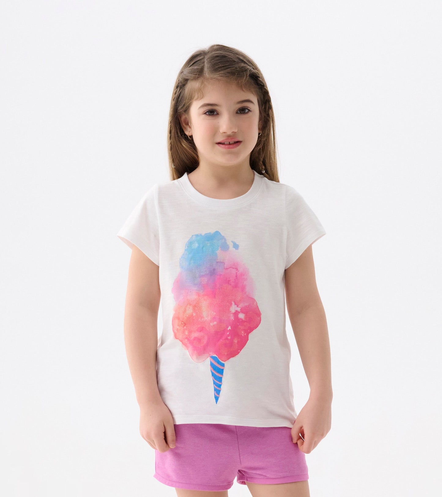 T-shirt à imprimé – Barbe à papa