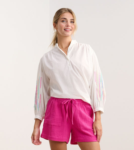 Lexi Tunic - White Gauze