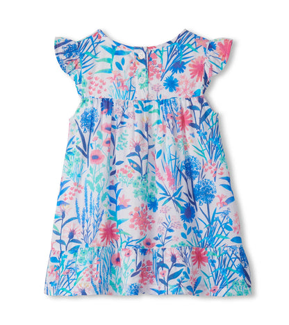 Robe volantée pour bébé et bambin – Fleurs sauvages