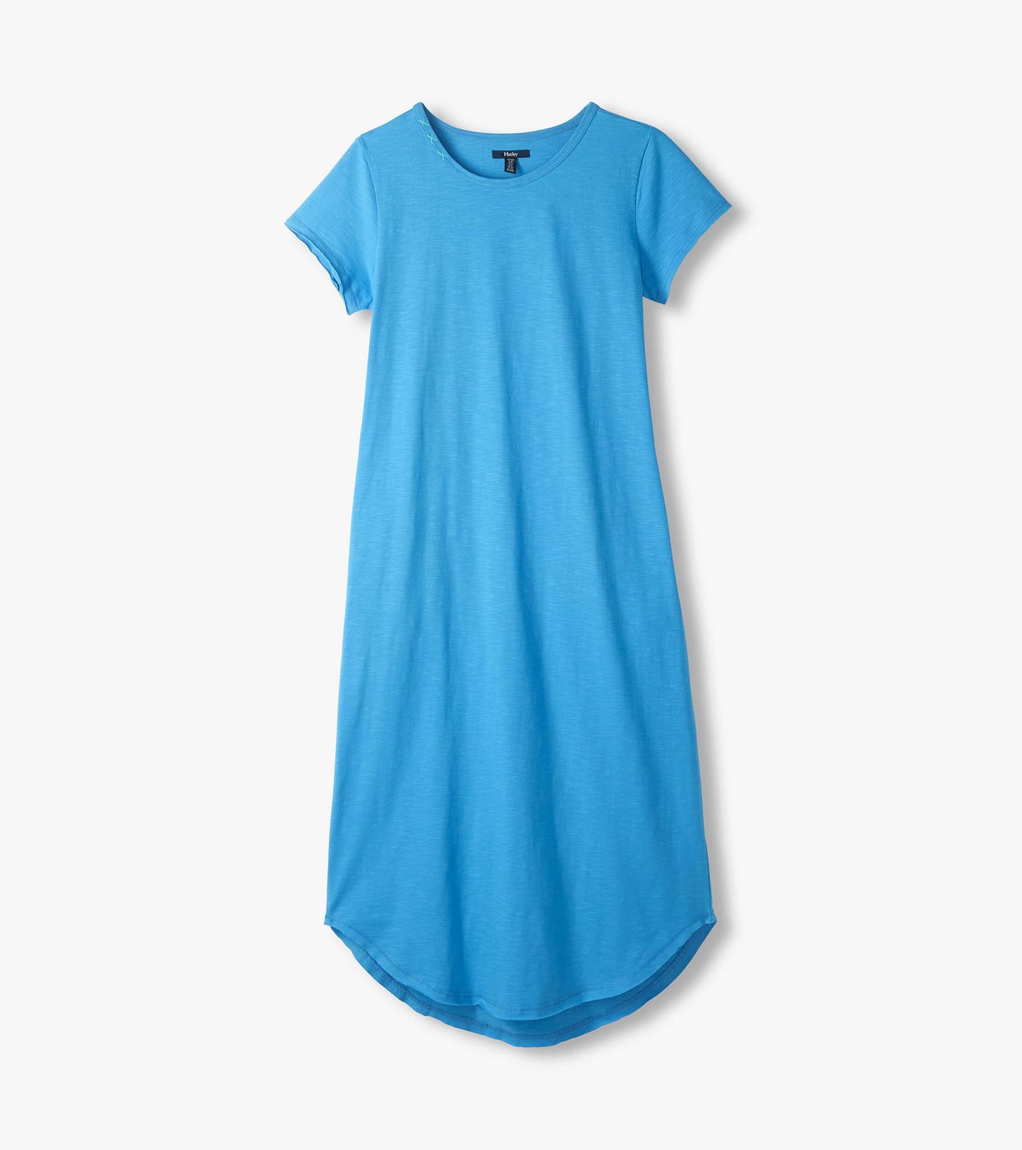 Midi Tee Shirt Dress - Azure