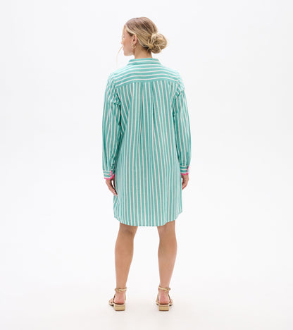 Julia Shirt Dress - Arcadia Stripes