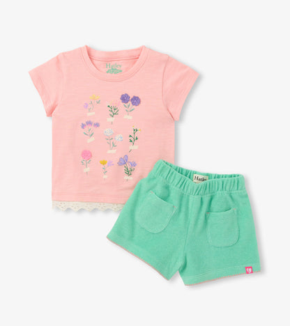 Baby & Toddler Girls Blossom T-Shirt & Short Set
