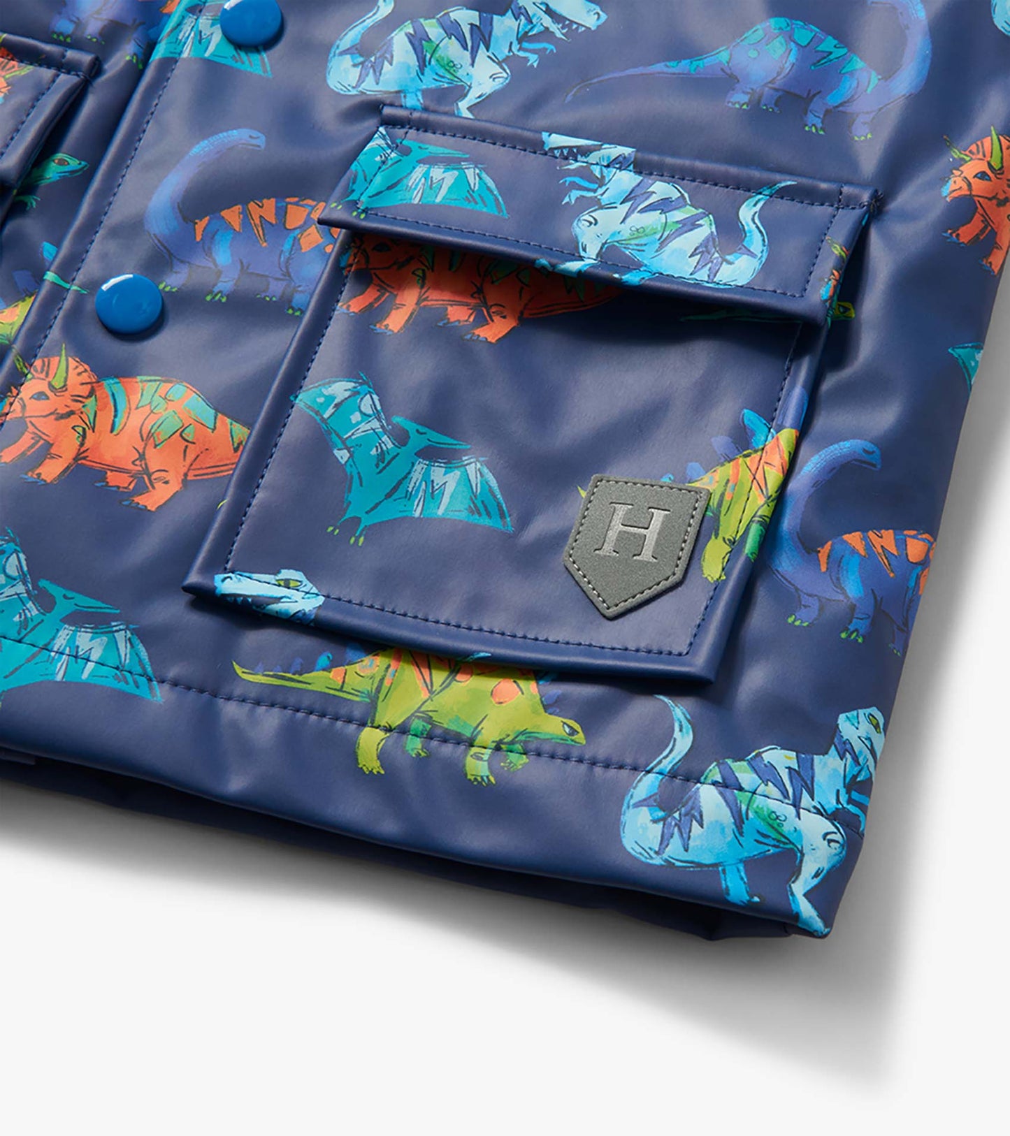 Imperméable à boutons-pression – Dinosaures en fête